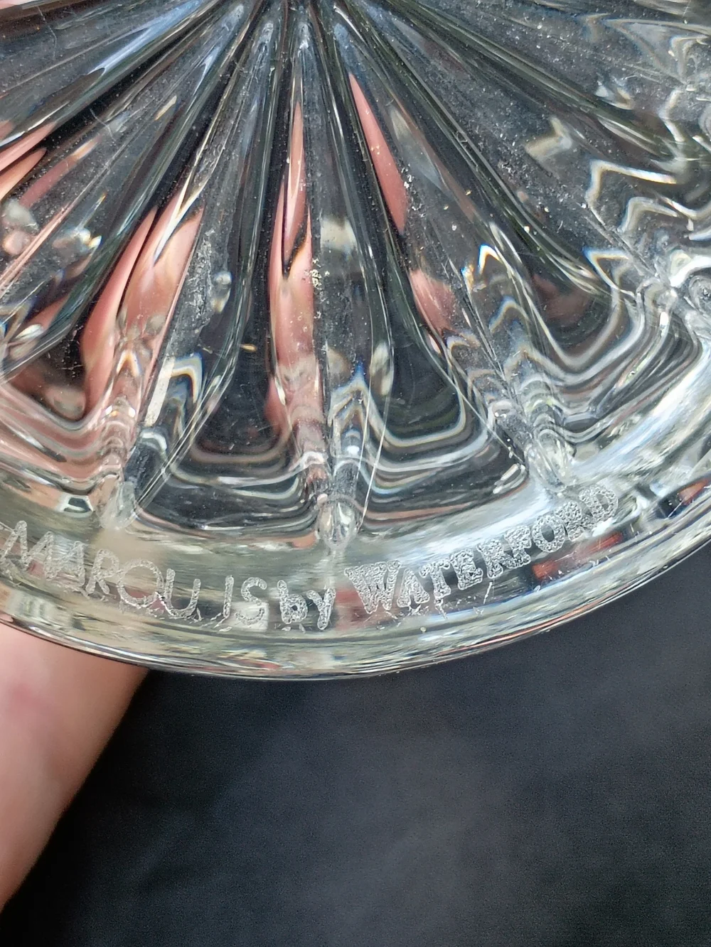 Marquis Waterford Markham Double Old Fashion Low Ball Crystal Rocks Glass